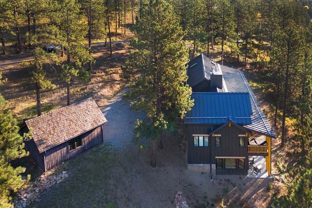 Crafted Space Co. - Cabin Renovation - AFTER (addition and new metal roof).